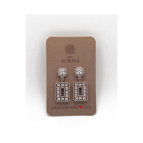 art deco baguette earrings luxury