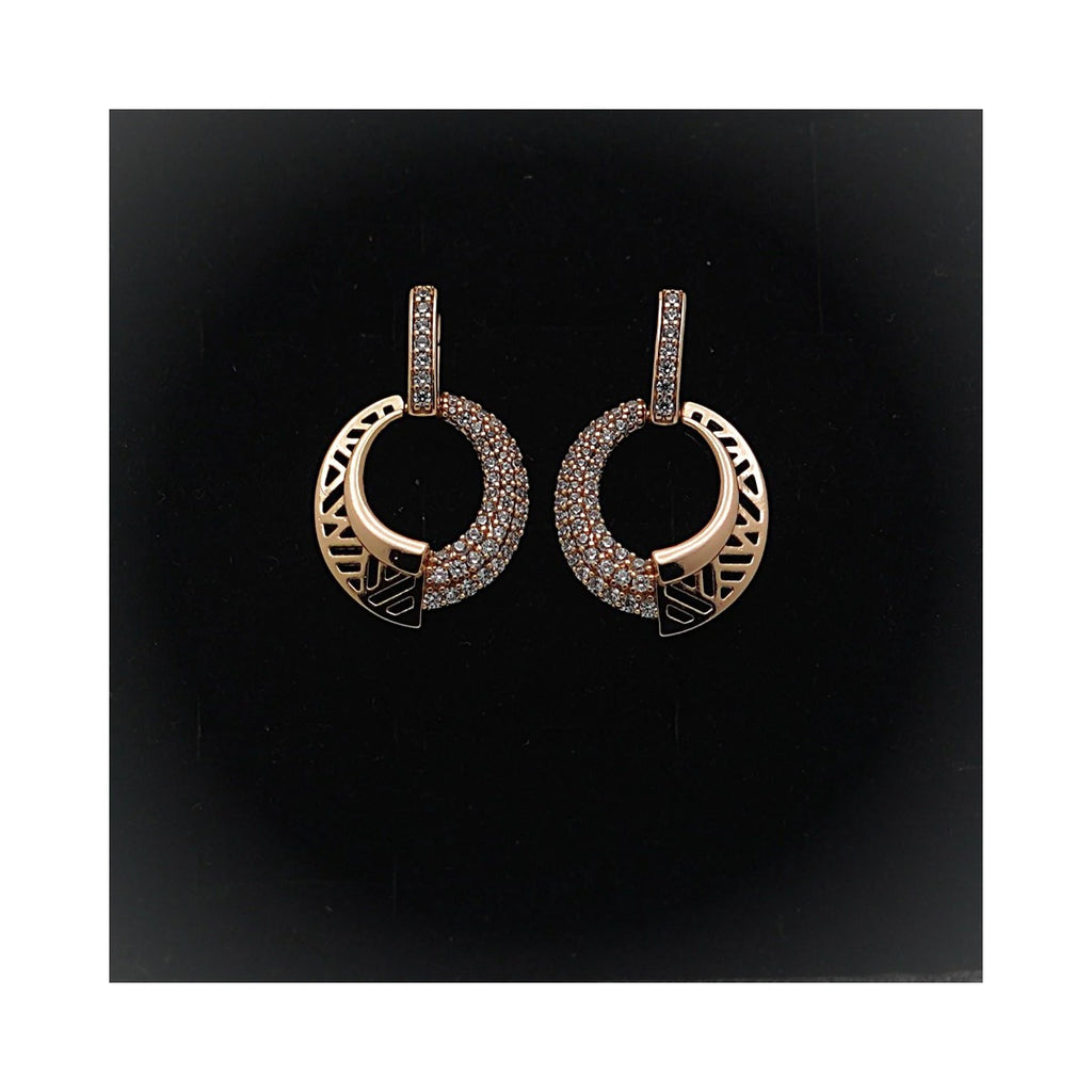 crescent moon hoops luxury