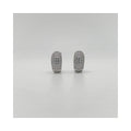 pav  dome studs   silver luxury